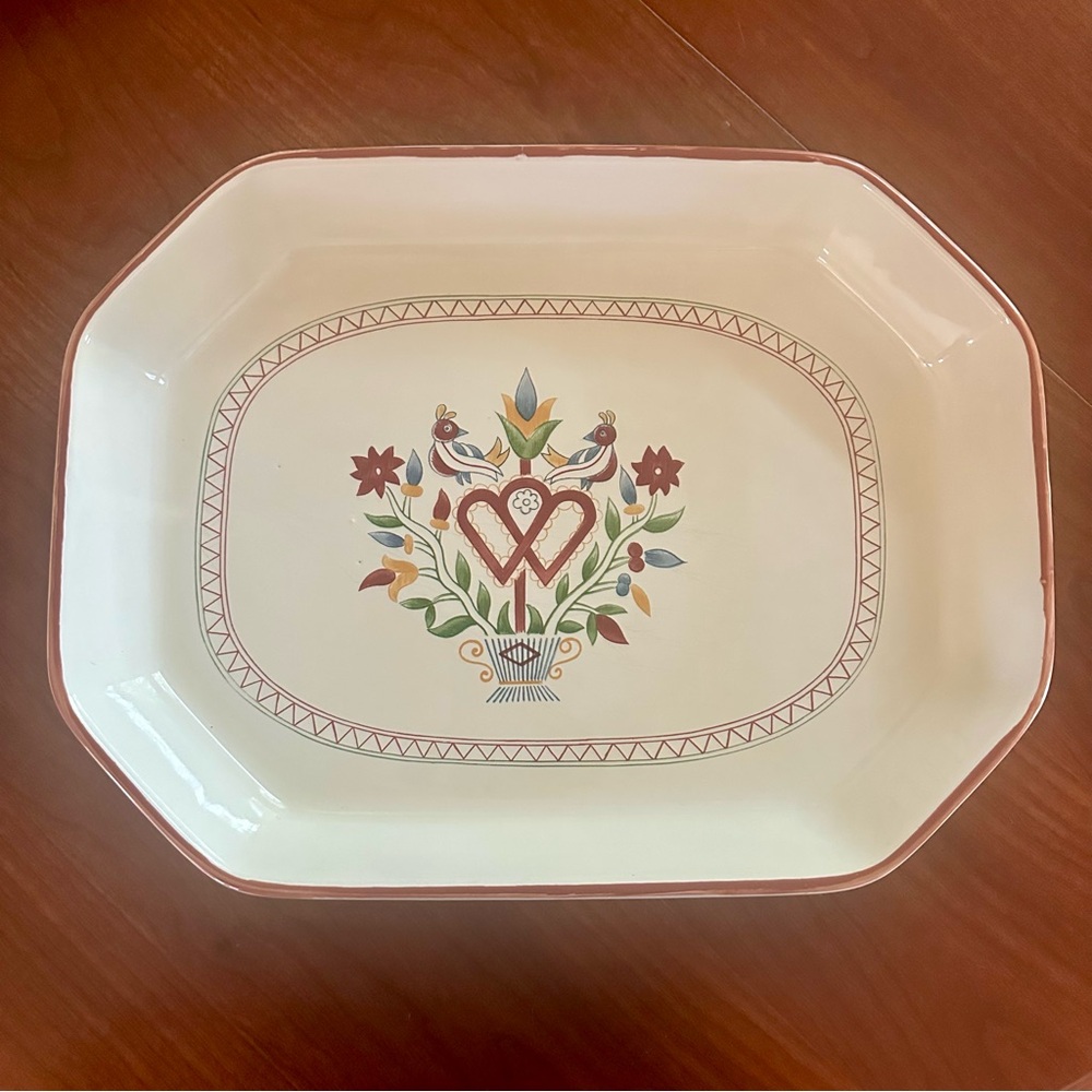 Vintage American Scenic by Raintree 10x13 Baker Casserole Dish